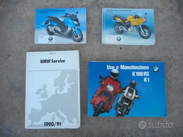 libretto istruzioni bmw k 100 c 600 sport f 800 s