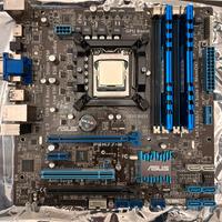 Scheda madre asus P8H77-M con ram e altro