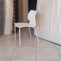 sedie in policarbonato bianche