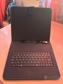 Custodia con tastiera tablet 10 pollici