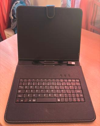 Custodia con tastiera tablet 10 pollici