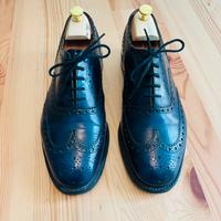 Scarpe Church’s Derby brouge blu scuro lucido 44