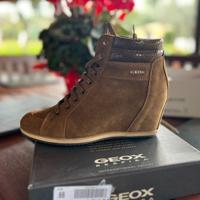 Sneakers Geox D Illusion 39 Camoscio zeppa interna