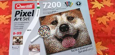 Chiodini Pixel Art Quercetti  gioco CANE - 7200 pz