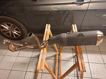 Scarico originale completo Suzuki V-Strom 650