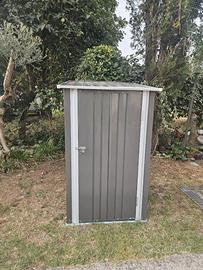 Casetta Armadio da Giardino in Acciaio Zincato