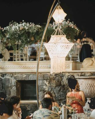 N. 10 paralume in macrame