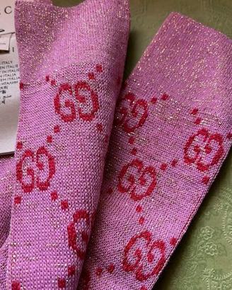 Calze Gucci rosa donna