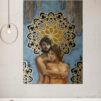 Quadro arte contemporanea (l'ultimo incontro)