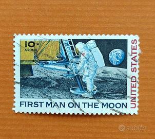 Filatelia: first man on the moon