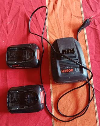 batterie bosch con caricatore