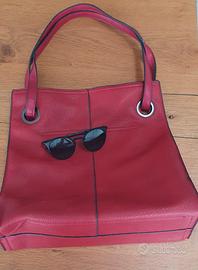 Borsa in pelle rossa 