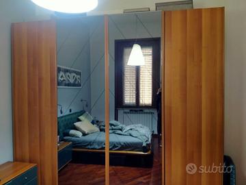 Camera da letto in noce