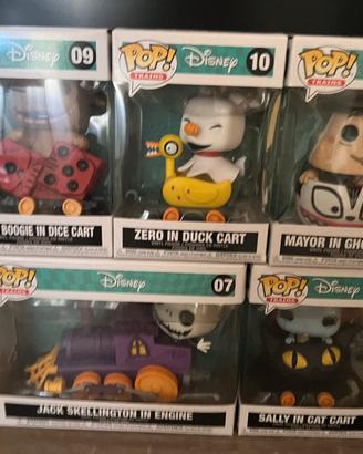 Funko pop set 5 treni Nightmare Before Christmas