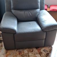 Poltrona in pelle 