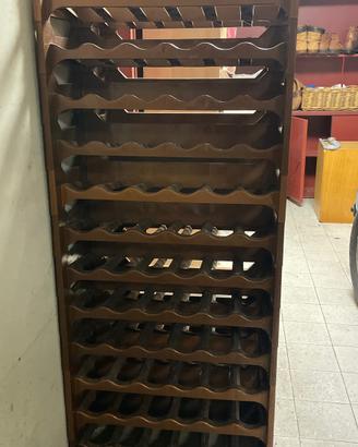 12 porta bottiglie modulari in plastica (72 posti)