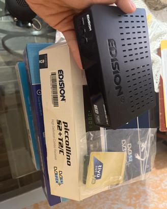 Decoder Edision Piccollino + Smartcard Tivùsat HD