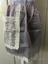 Elegante. grembiule, in organza, vintage
