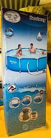 piscina Bestway 305 completa filtro a sabbia
