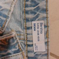 Pantalone Jeans Denim Bershka Tg. 32