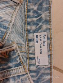 Pantalone Jeans Denim Bershka Tg. 32