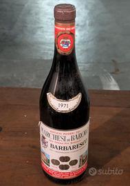 Vino Barbaresco Marchesi di Barolo 1971 DOCG