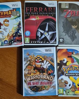 Giochi WII tra cui Pokepark2 Warioland Zelda