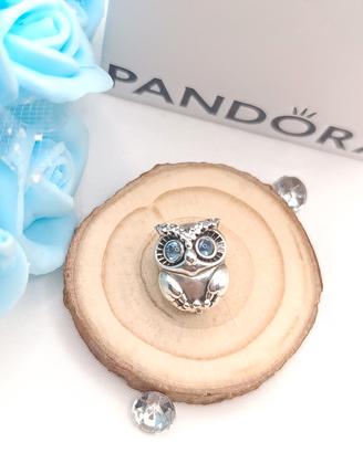 charm originale Pandora Gufo argento 925 