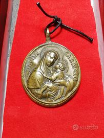 medaglia antica Madonna carmelo 