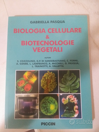 Libro universitario biotecnologie vegetali