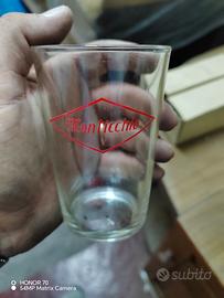 Set 6 Bicchieri pubblicitari acqua Monticchio.