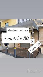 Struttura in ferro zingato