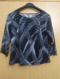 MAGLIETTA CON PAILLETTES TAGLIA 48