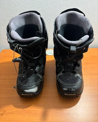 Scarponi snowboard Salomon usati