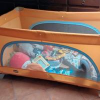 Lettino da viaggio/campeggio Chicco con materasso