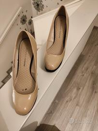 Scarpe décolleté beige zeppa 39 - Dorothy Perkins