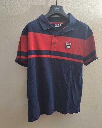Polo FILA Vintage Navy/Red – Sportiva e Iconica, T