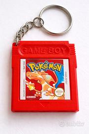 Portachiavi ispirato a game boy pokemon rosso