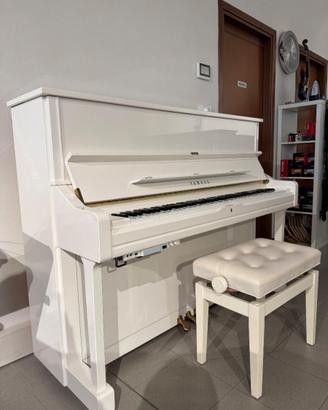Pianoforte verticale Yamaha U1 SH2 Silent bianco