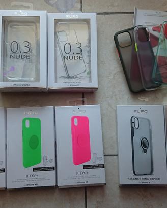 Cover e vetri per vari iPhone e Samsung