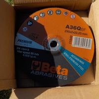 10 dischi da taglio acciaio 230mm Beta Abrasives