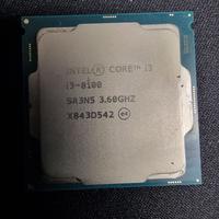 CPU Intel i3-8100 4core@3.6GHz LGA1151 65W