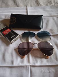 occhiali da sole Ray-Ban aviator large metal 