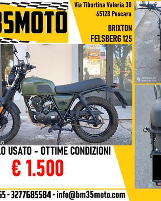 Brixton Felsberg 125 Abs - SUPER USATO