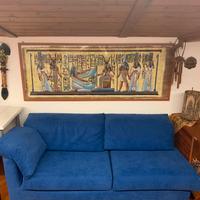 DIVANO LETTO CON POLTRONA E MOBILE LATERALE