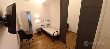 Camera singola ristrutturata via lucana