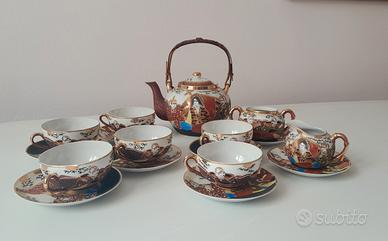 Servizio da tè porcellana cinese fatto a mano