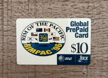 Scheda Telefonica Vintage - AT&T USA rara