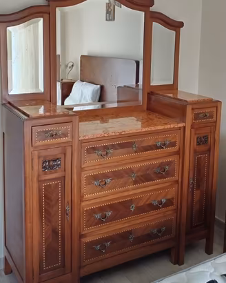 Camera da Letto Antica Completa – Stile Liberty