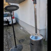 Fungo e lampada riscaldante 